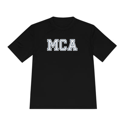 Blue and White MCA T-Shirt (100% Polyester)