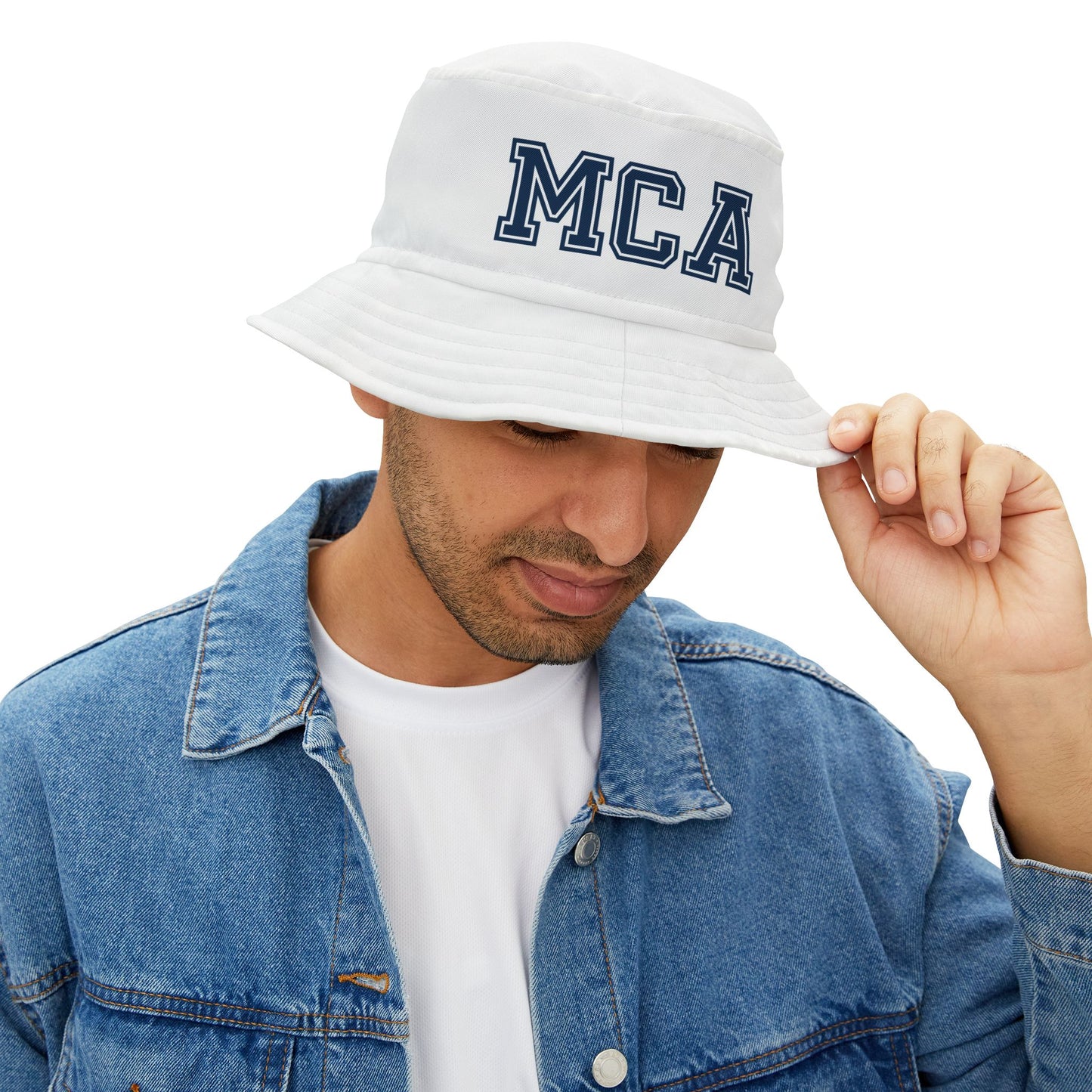 Blue and White MCA Bucket Hat