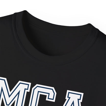 MCA Blue and White T-Shirt (100% Cotton)