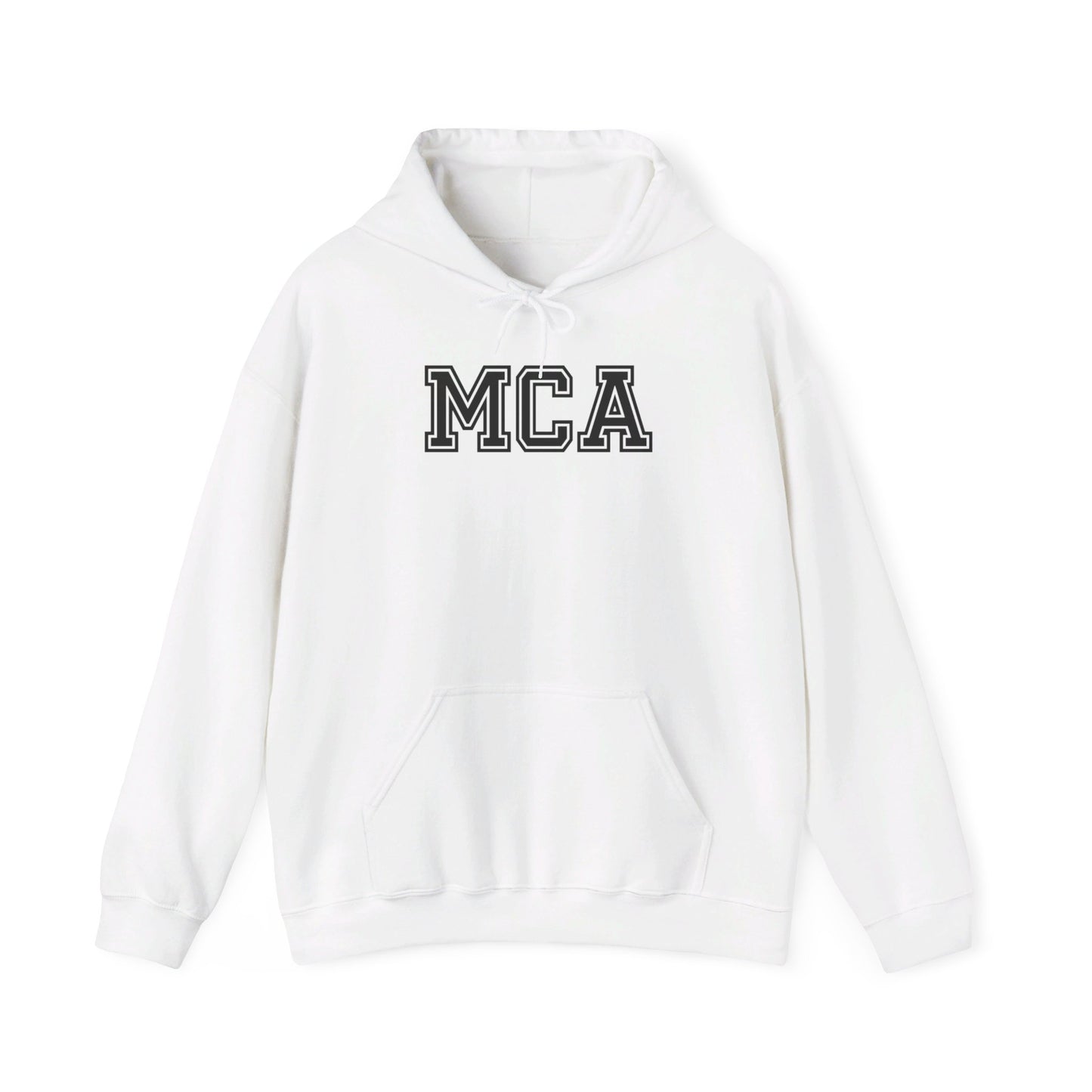 Black and White MCA Hooded Sweatshirt