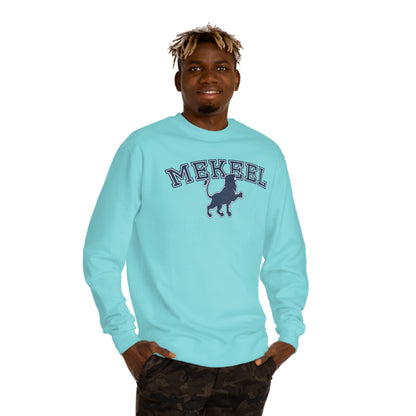 Curved Text With Lion Crewneck