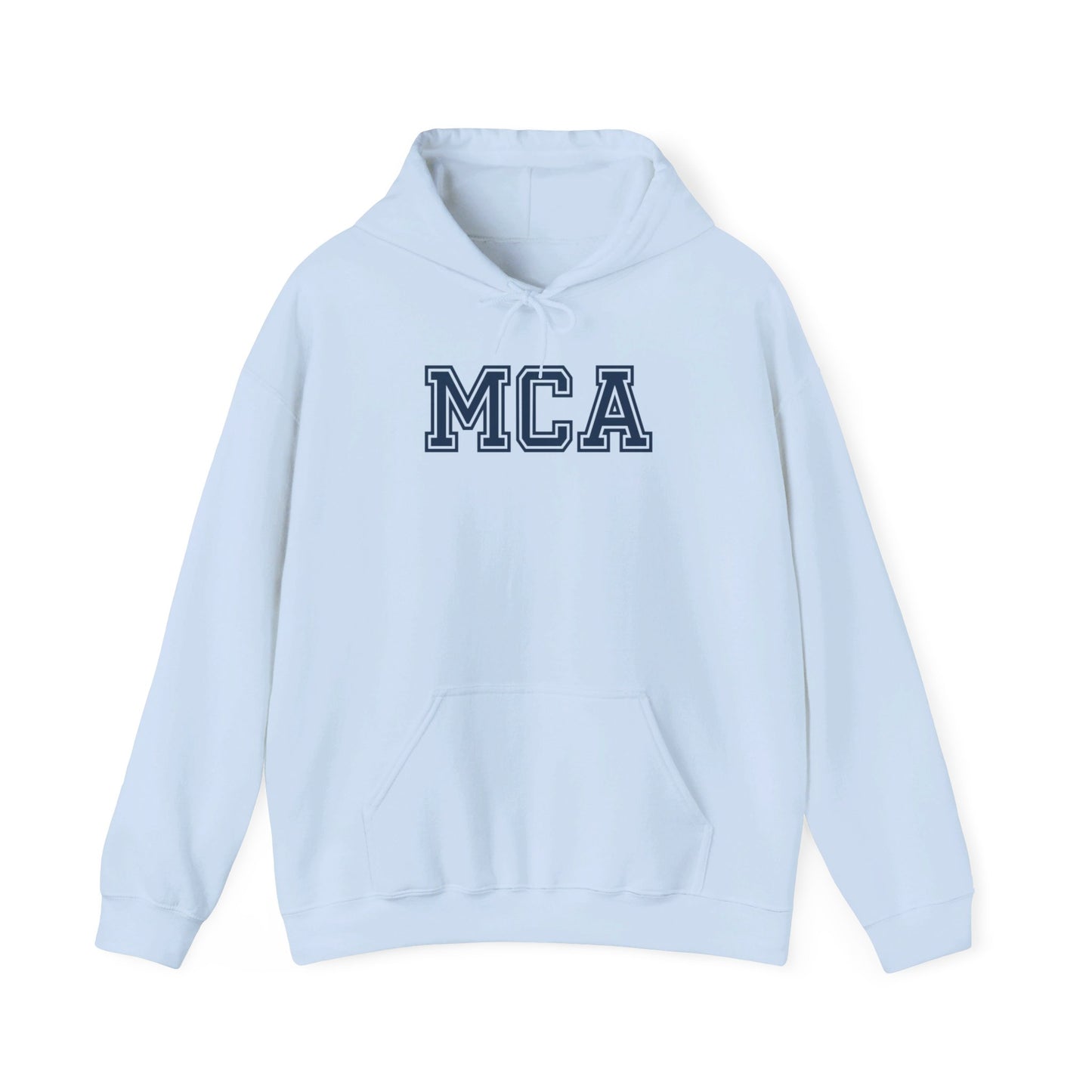 Blue and White MCA Hooded Sweatshirt