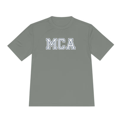 Blue and White MCA T-Shirt (100% Polyester)