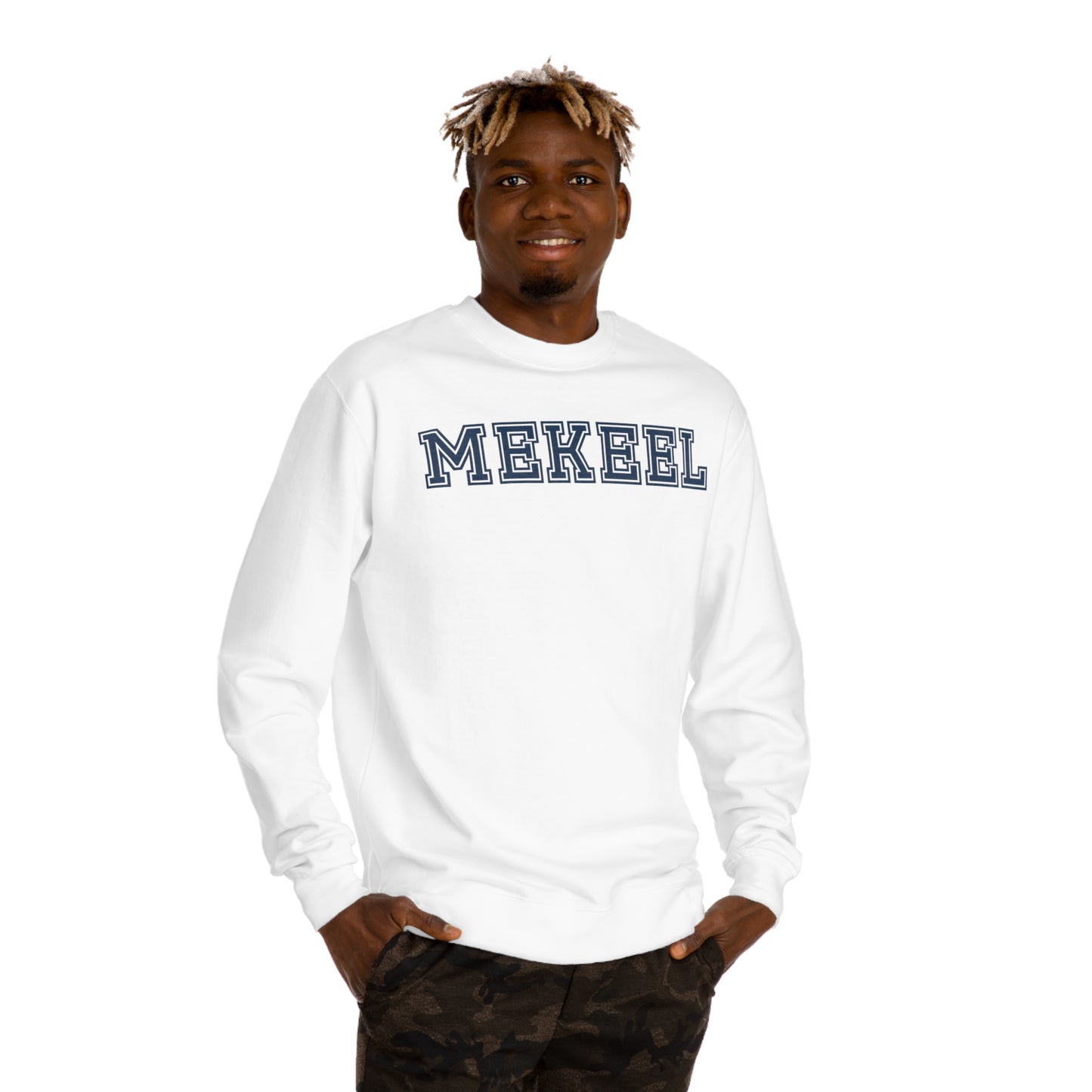 Mekeel Collegiate Font Crewneck