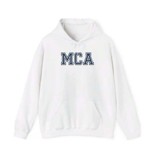 Blue and White MCA Hooded Sweatshirt