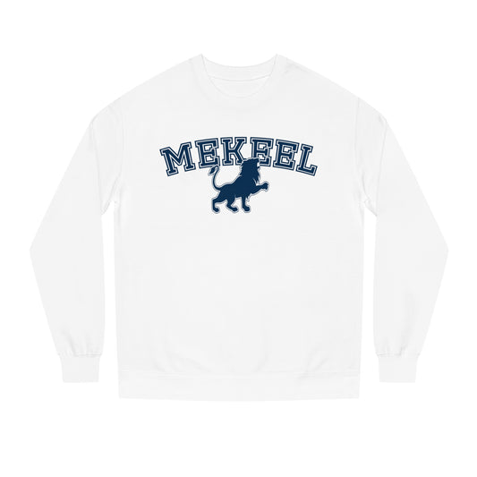 Curved Text With Lion Crewneck