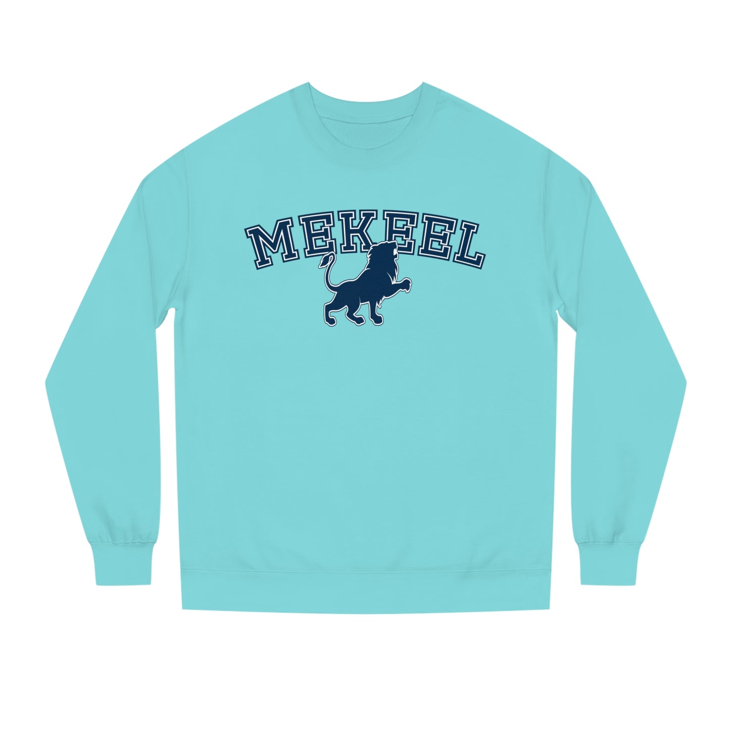 Curved Text With Lion Crewneck