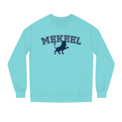 Curved Text With Lion Crewneck