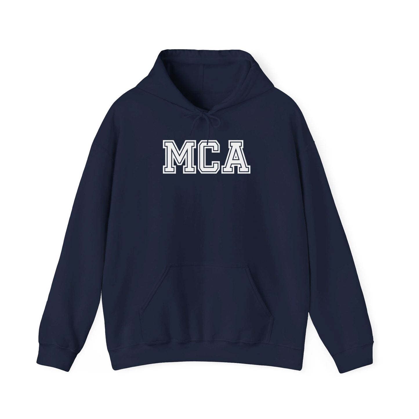 Black and White MCA Hooded Sweatshirt