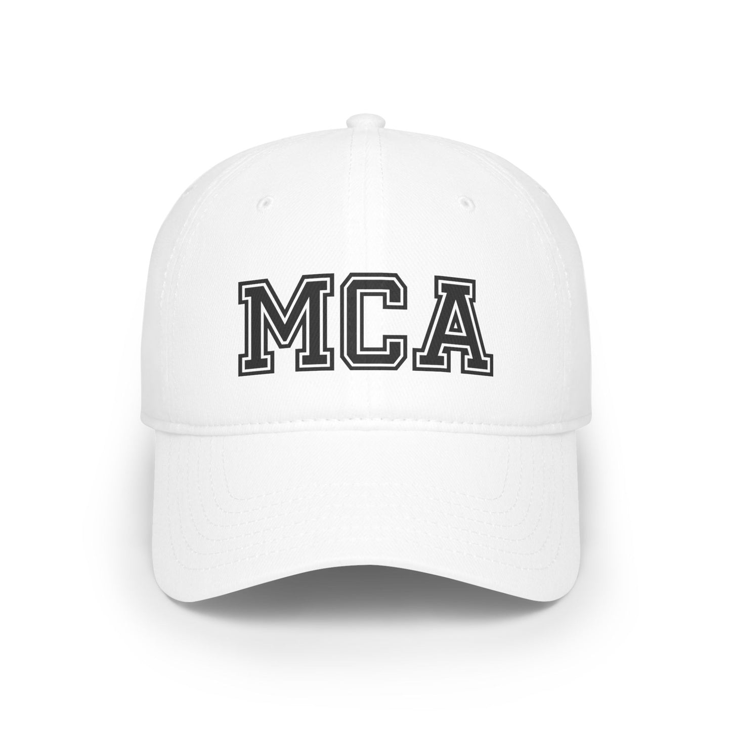 Black and White MCA Cap