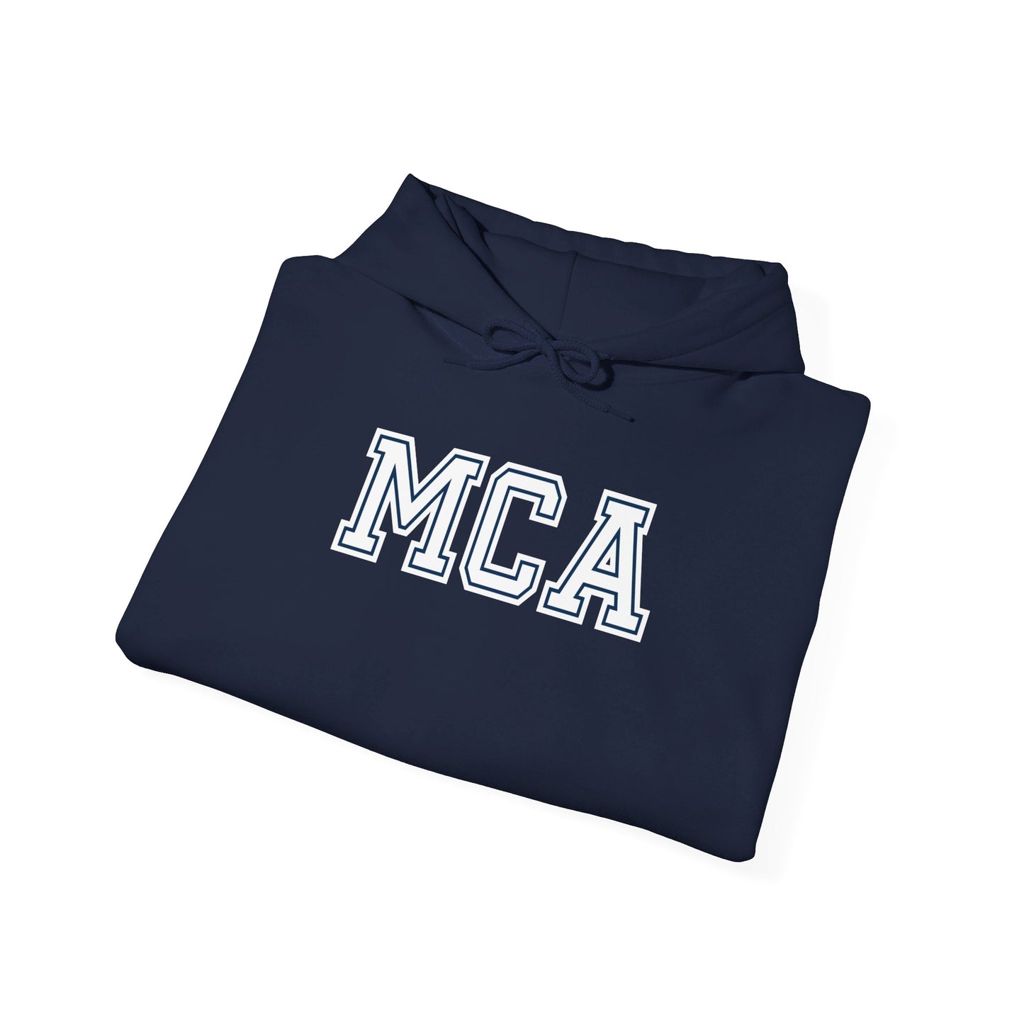 Blue and White MCA Hooded Sweatshirt