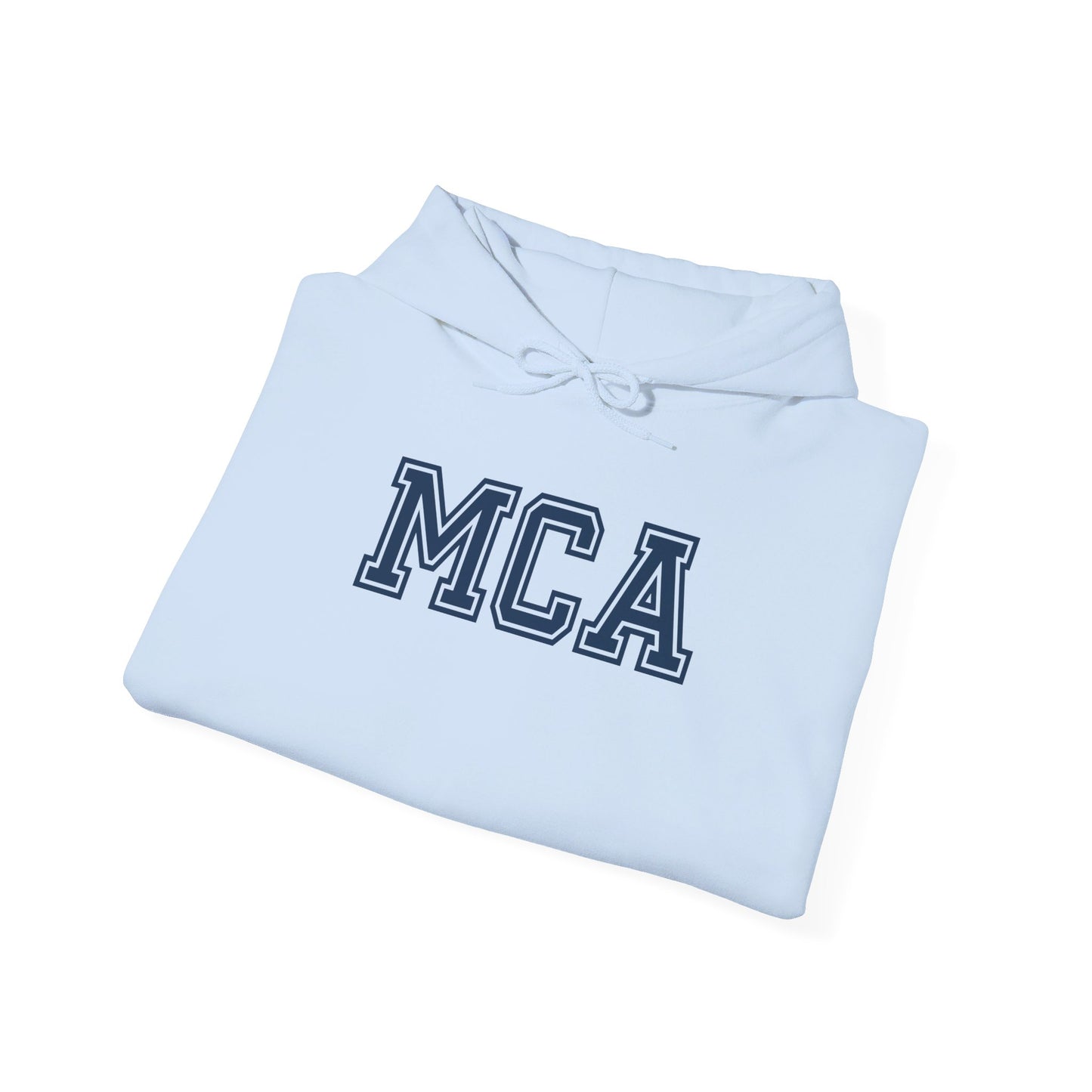 Blue and White MCA Hooded Sweatshirt