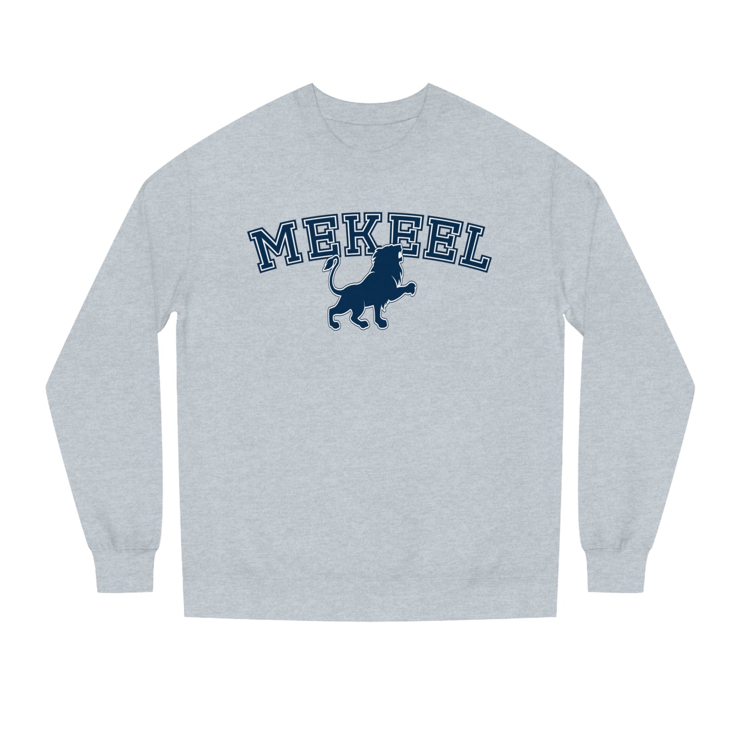 Curved Text With Lion Crewneck