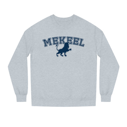 Curved Text With Lion Crewneck