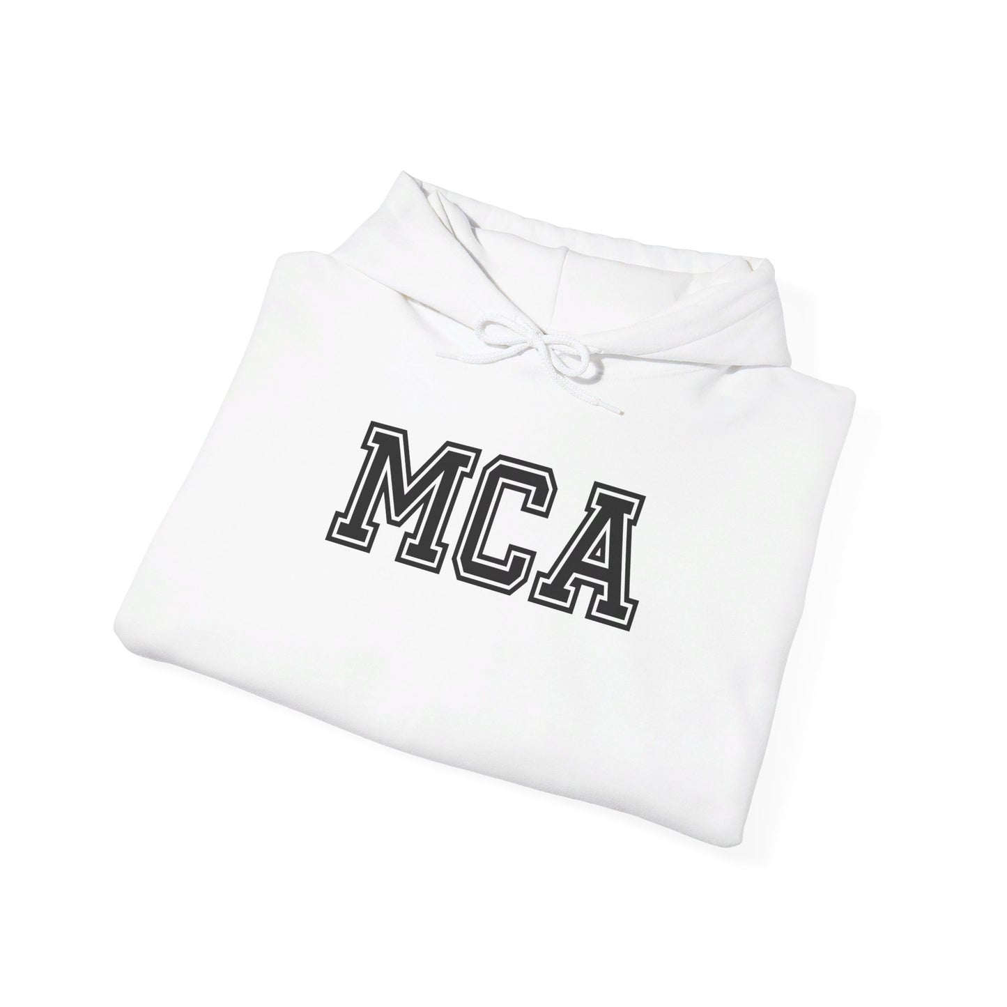 Black and White MCA Hooded Sweatshirt