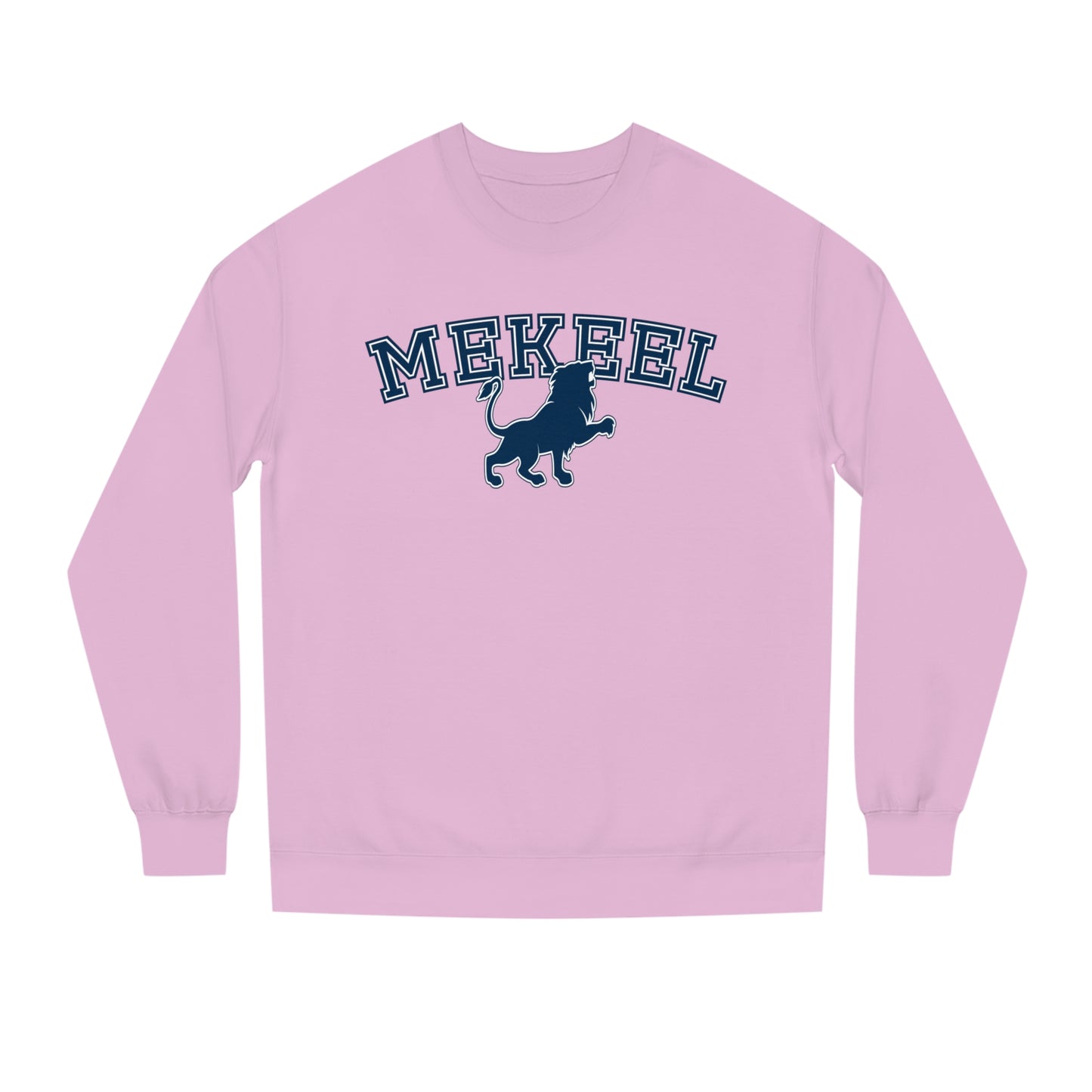 Curved Text With Lion Crewneck